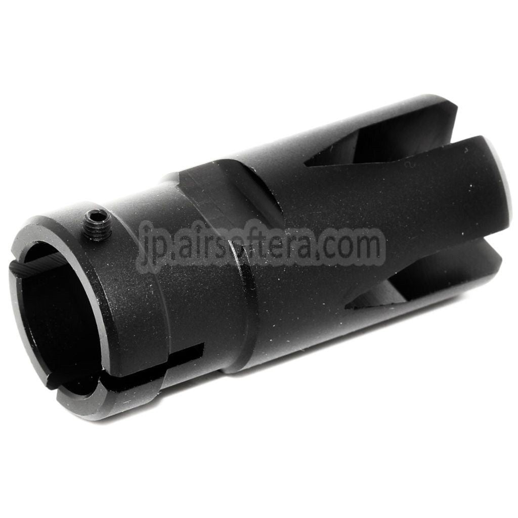 GOLDEN EAGLE 51mm G36 マズルブレーキ フラッシュハイダー -14mm CCW 反時計回りネジ式バレルライフル エアソフトガン対応 ブラック