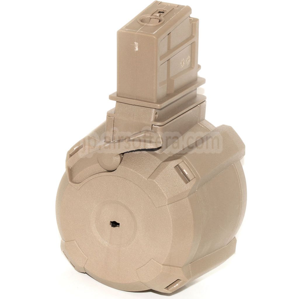 BATTLEAXE 1400発 電動ドラムマガジン G36シリーズ電動ガン対応