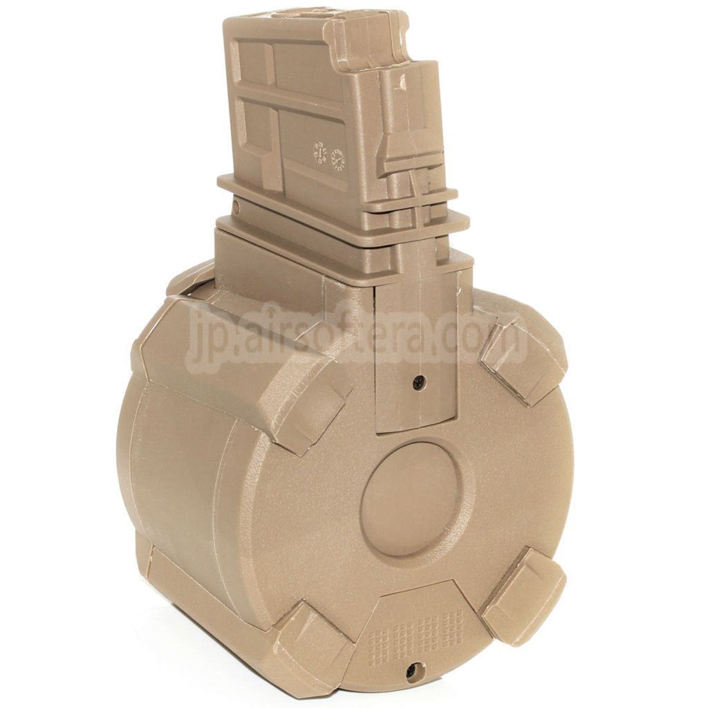 BATTLEAXE 1400発 電動ドラムマガジン G36シリーズ電動ガン対応