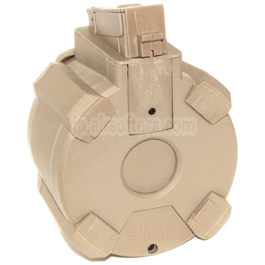 BATTLEAXE 1400発電動ドラムマガジン AKシリーズAEGライフル対応 エアソフトガン