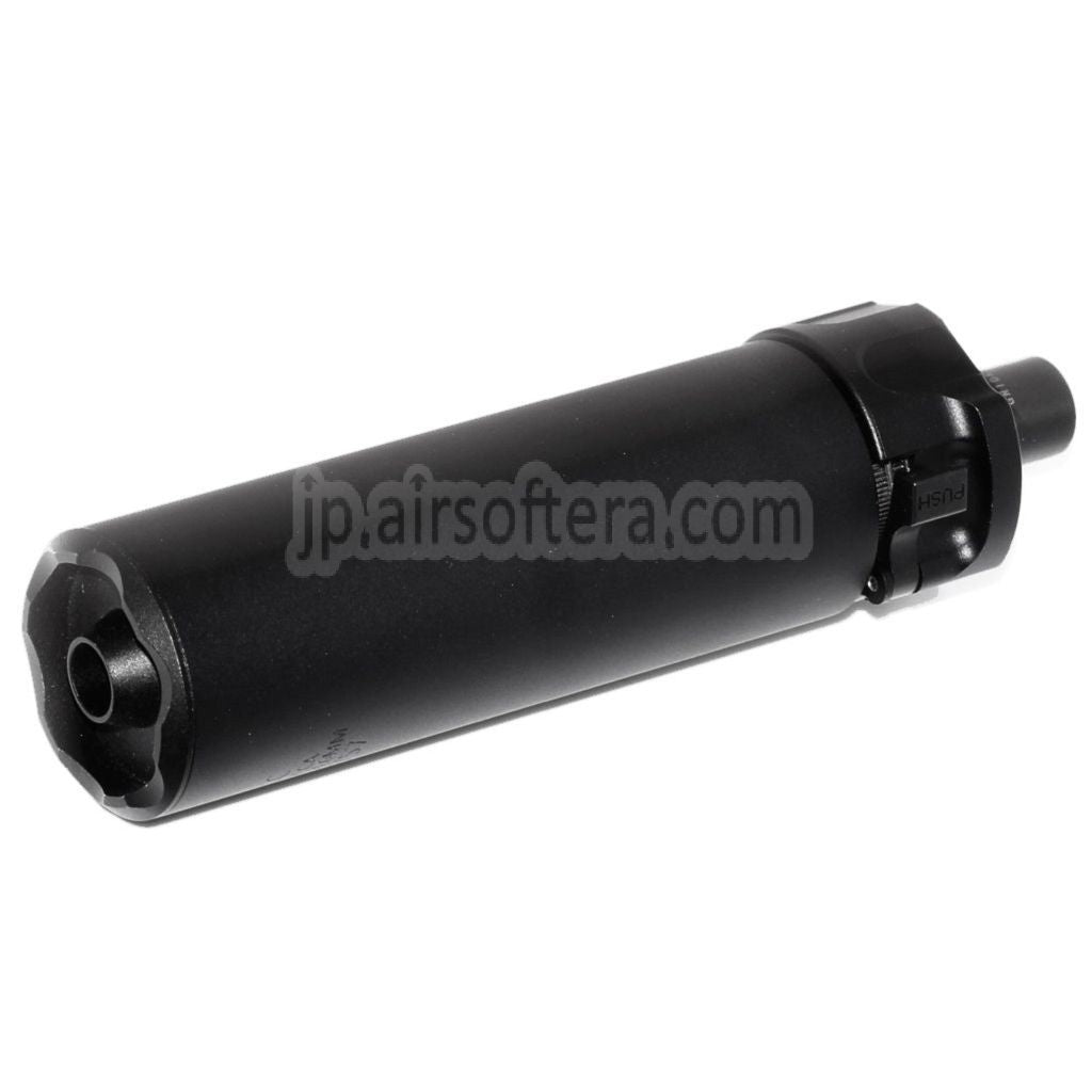 5KU 133mm SOCOM46 ミニサプレッサー サイレンサー（フラッシュハイダー付き）+12mm CW 時計回りネジ式バレルライフル用