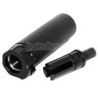 5KU 133mm SOCOM46 ミニサプレッサー サイレンサー（フラッシュハイダー付き）+12mm CW 時計回りネジ式バレルライフル用