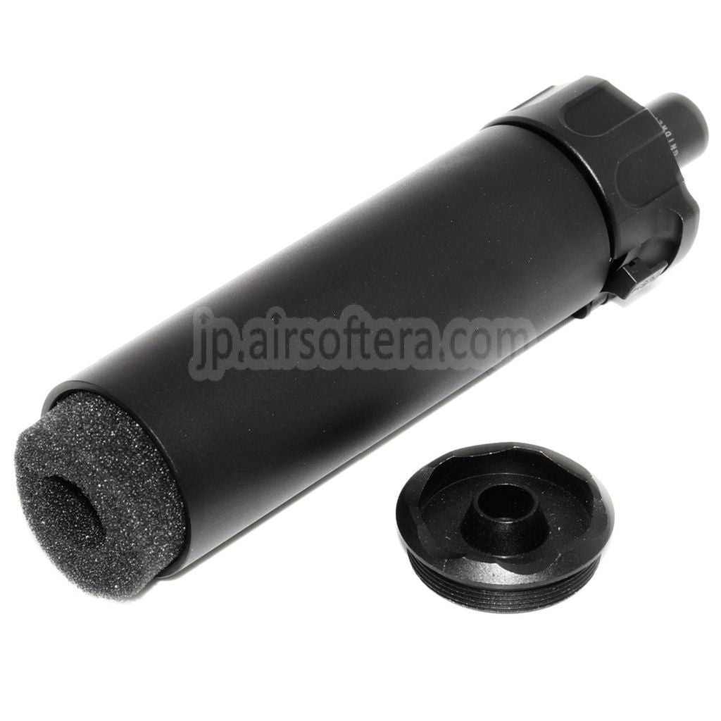5KU 133mm SOCOM46 ミニサプレッサー サイレンサー（フラッシュハイダー付き）+12mm CW 時計回りネジ式バレルライフル用