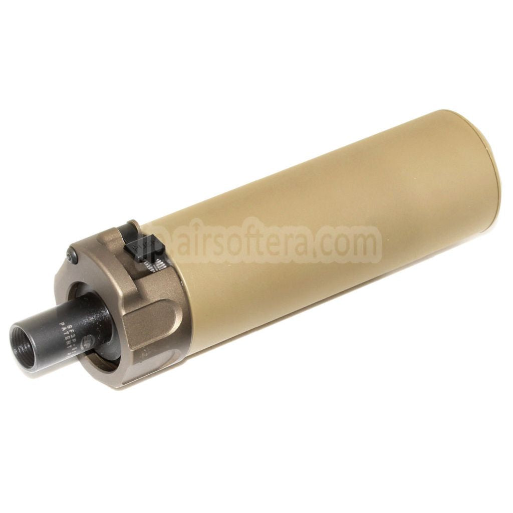 5KU 133mm SOCOM46 ミニサプレッサー サイレンサー（フラッシュハイダー付き）+12mm CW 時計回りネジ式バレルライフル用