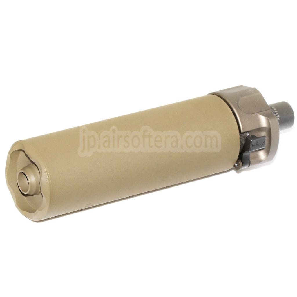 5KU 133mm SOCOM46 ミニサプレッサー サイレンサー（フラッシュハイダー付き）+12mm CW 時計回りネジ式バレルライフル用