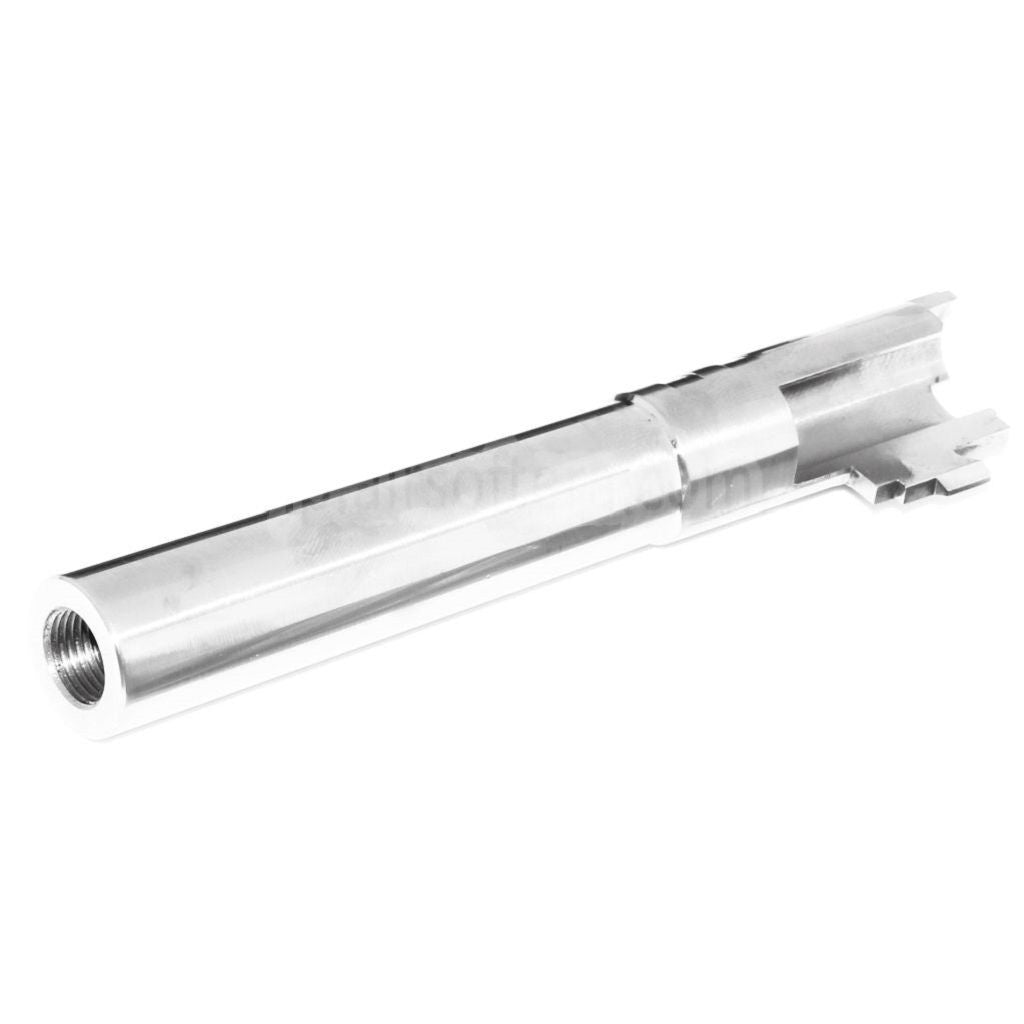 5KU 5インチ ステンレススチール製アウターバレル +11mm CW 東京マルイ HI-CAPA 5.1 GBBピストル対応