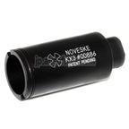 APS EMGライセンス Noveske KX3 調節式サウンドアンプ マズルブレーキ フラッシュハイダー -14mm 逆ネジバレル ライフル エアソフトガン対応 ブラック