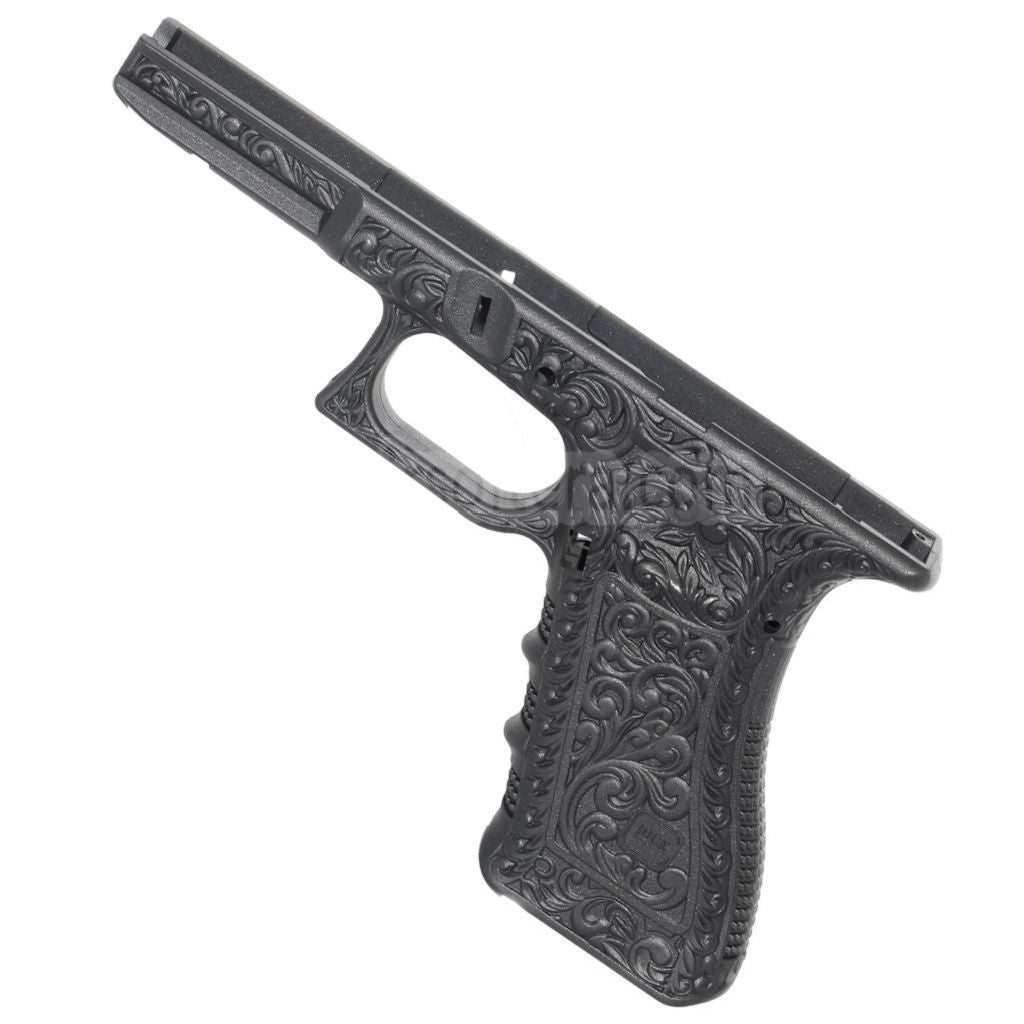 ARCHIVES CUSTOM WE (WE-TECH) カーブパターン ロアーフレーム 東京マルイ AW WE G17 G18C G34 G35シリーズ GBBピストル対応