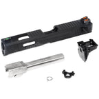 ARCHIVES CUSTOM WE (WE-TECH)  バレルスライド（ハンマー、フロントリアファイバーオプティックサイト付き）AW/WE 東京マルイ G18C 対応GBBピストル エアソフトガン