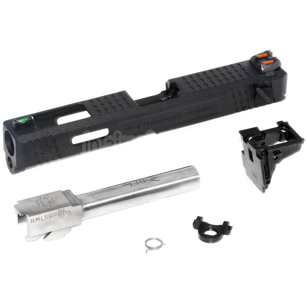 ARCHIVES CUSTOM WE (WE-TECH)  バレルスライド（ハンマー、フロントリアファイバーオプティックサイト付き）AW/WE 東京マルイ G18C 対応GBBピストル エアソフトガン
