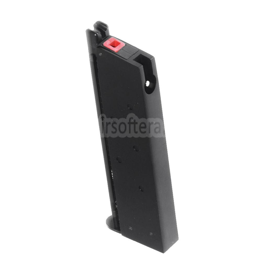ARMORER WORKS AW 16発ガスマガジン EMG SAI RED / AW NEシリーズ / WE シングルスタック 1911シリーズ GBBピストル対応 エアソフト