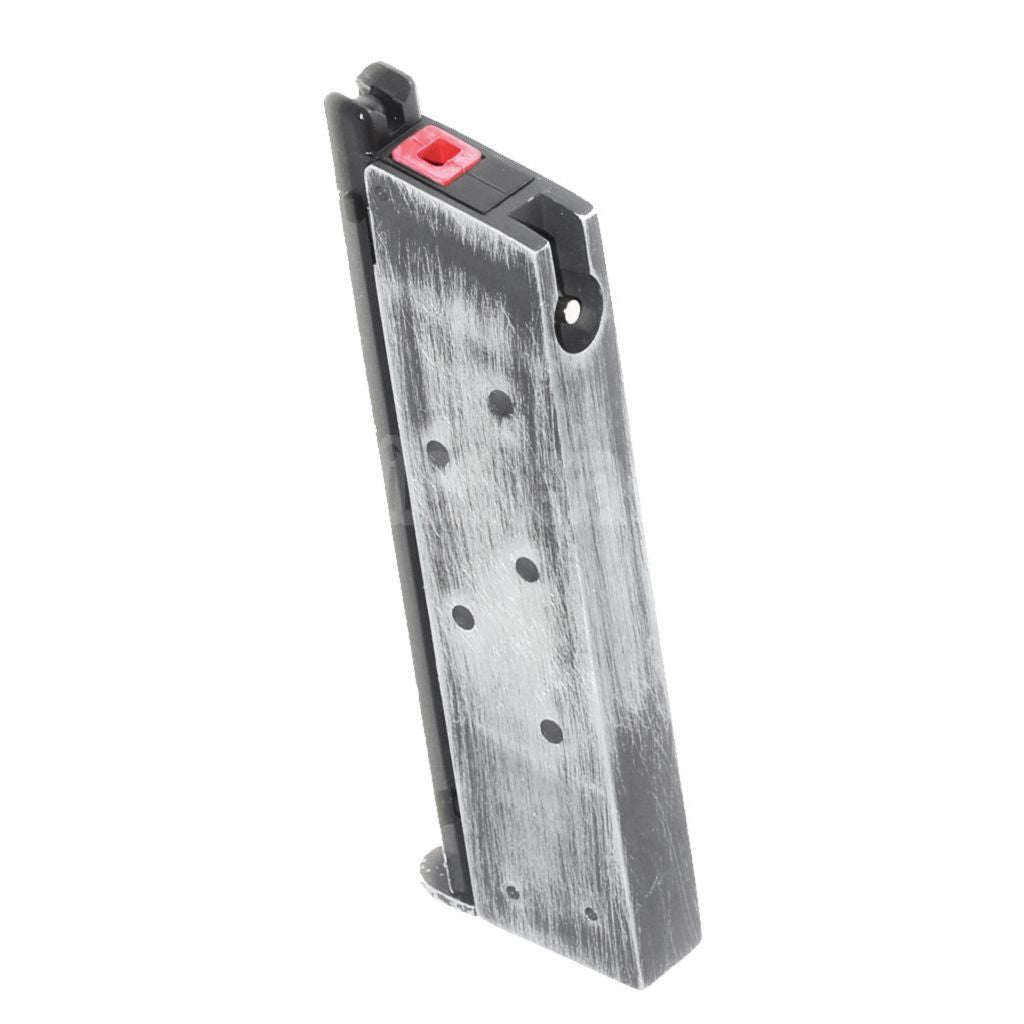 ARMORER WORKS AW 16発ガスマガジン EMG SAI RED / AW NEシリーズ / WE シングルスタック 1911シリーズ GBBピストル対応 エアソフト