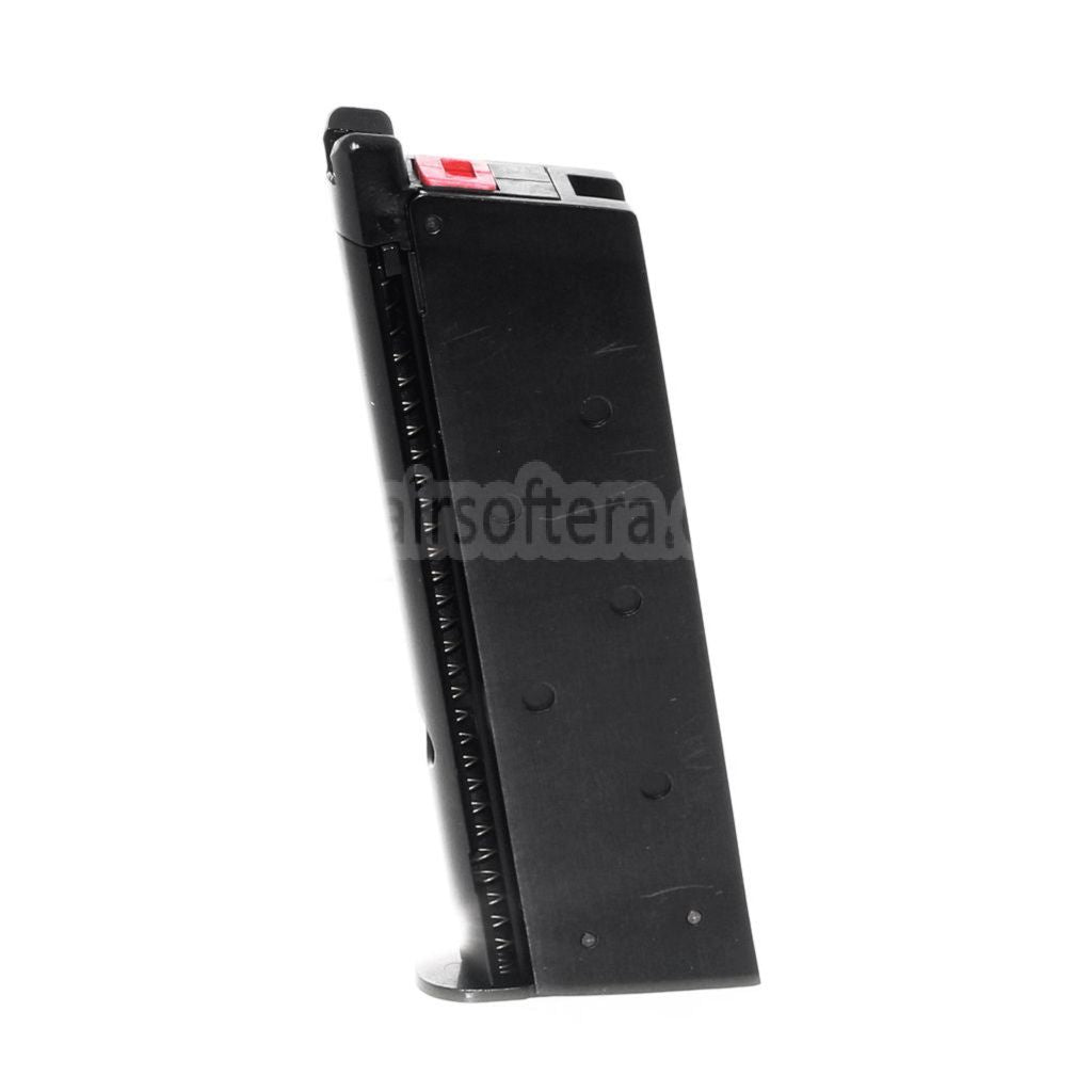 ARMORER WORKS AW 13発ガスマガジン AW COMPACT NE10シリーズ / WE シングルスタック ミニ1911シリーズ GBBピストル対応 エアソフトガン ブラック