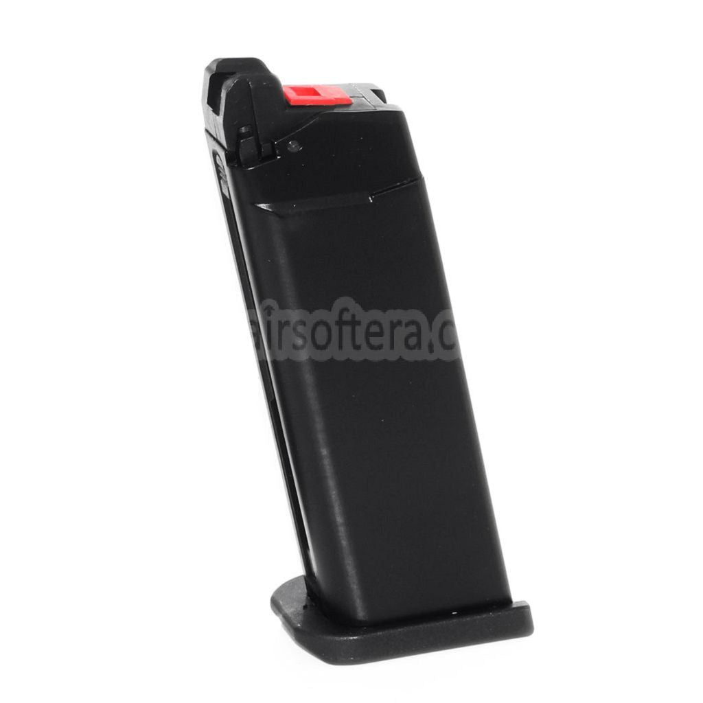 ARMORER WORKS AW 23発 MOS ガスマガジン 光学式スライド対応 EMG SAI BLU COMPACT WE AW VX9 G19シリーズ GBBピストル エアソフトガン ブラック