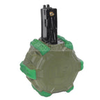 WE (WE-TECH) 350発ガスドラムマガジン WE AP APACHE MP5シリーズ GBBライフル対応