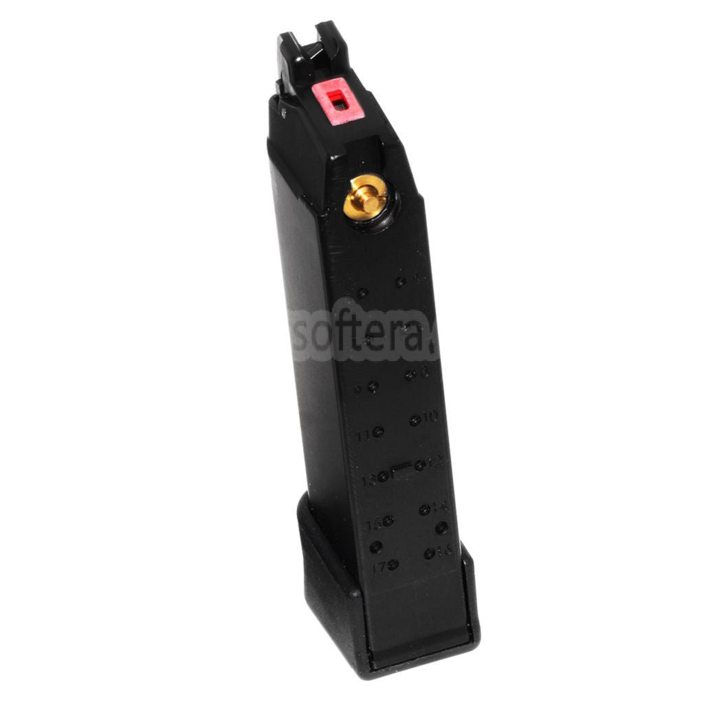 EMGライセンス取得 SAI™ BLU COMPACT 25発 CO2マガジン G19 G23 G26シリーズ GBBピストル対応 エアソフトガン ブラック