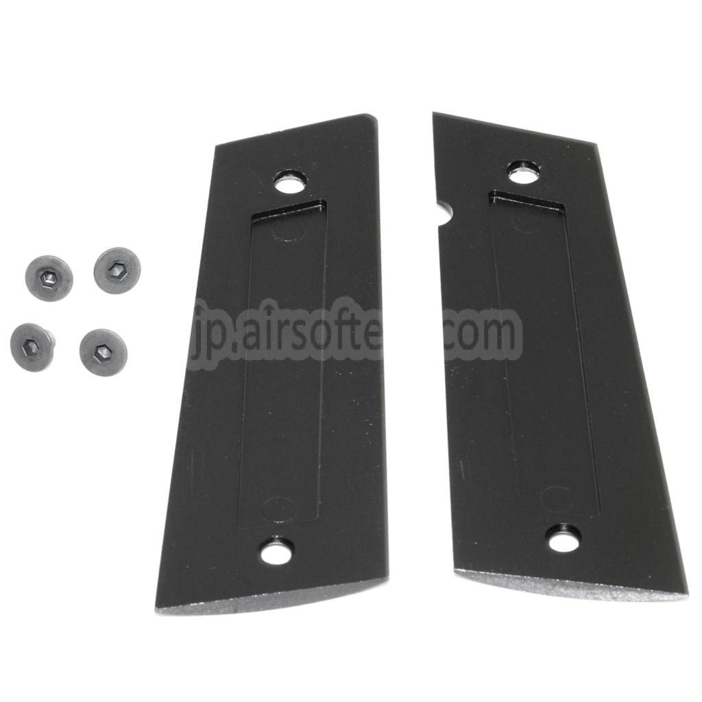 EMGライセンスSAI™ REDグリップカバー（ロゴ付き）EMG SAI RED DSダブルスタック1911シリーズGBBピストルエアソフトガン用ブラック