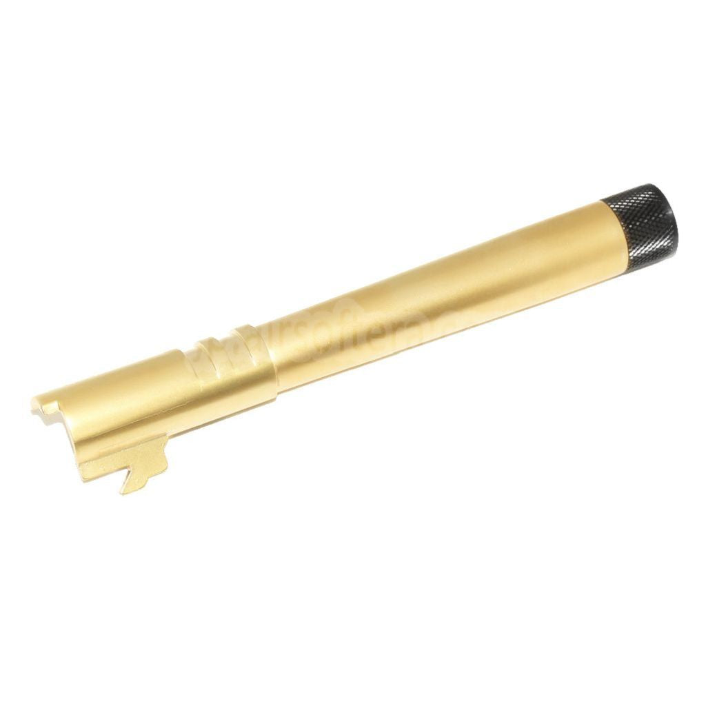 EMGライセンス取得済み STI™ DVC 3-GUN 132mm/138mm アウターバレル バレルカバー付き EMG DVC 3-GUN / AW / WE / 東京マルイ HI-CAPA 5.4バリアント GBBピストル対応 ゴールド