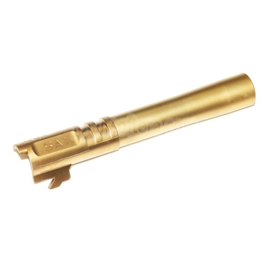 EMGライセンス取得済み SAI™ 2011 DS 123mm/127mmアウターバレルEMG SAI 2011 DS 5.1 HI-CAPA GBBピストルに適合エアソフト ゴールド