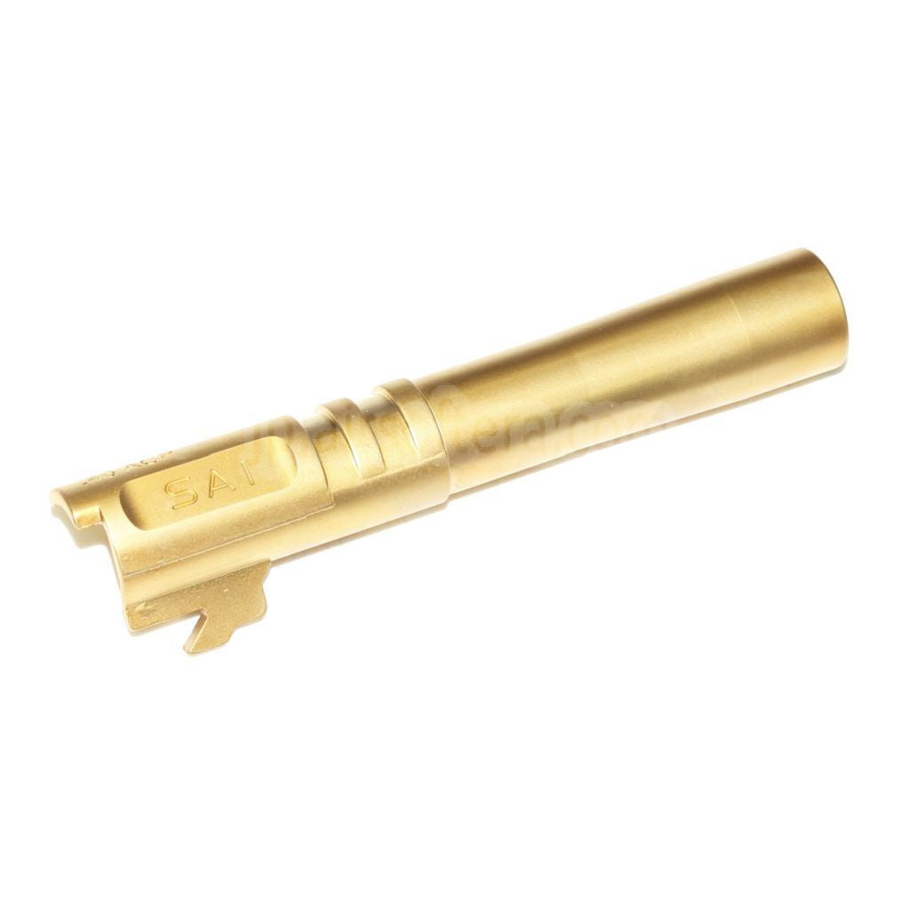 EMGライセンス取得済み SAI™ 2011 DS 106mm/110mmアウターバレル（EMG SAI 2011 DS 4.3 HI-CAPA GBBピストルに適合） エアソフト ゴールド