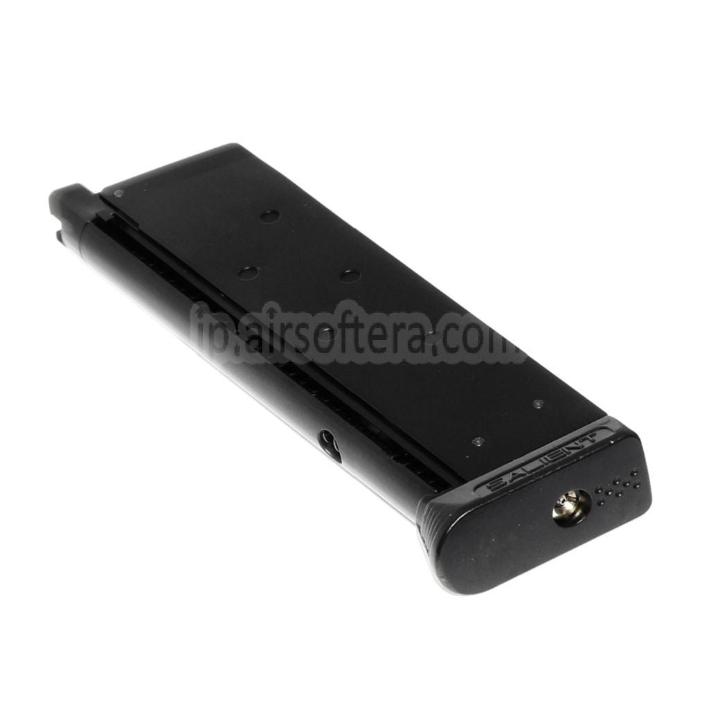 EMGライセンスSAI™ RED 16発タクティカルガスマガジン EMG SAI RED / AW NEシリーズ / WEシングルスタック1911シリーズGBBピストルに適合 エアソフト ブラック