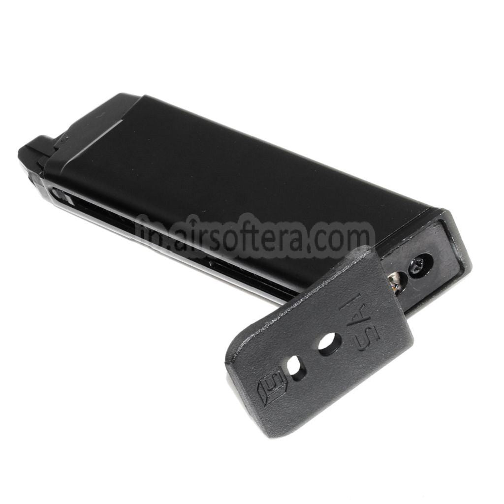 EMG SAI™ BLU 25発MOSガスマガジン 光学式スライド対応 EMG SAI BLU スタンダードコンパクト / WE Galaxy / AW VX7 VX9 G17 G19シリーズ GBBピストル エアソフトガン ブラック