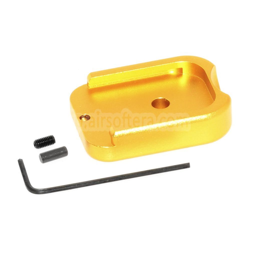 ARMORER WORKS AW カスタム CNC マガジンベースプレート HI-CAPA GBB ガスマガジン対応 エアソフトガン