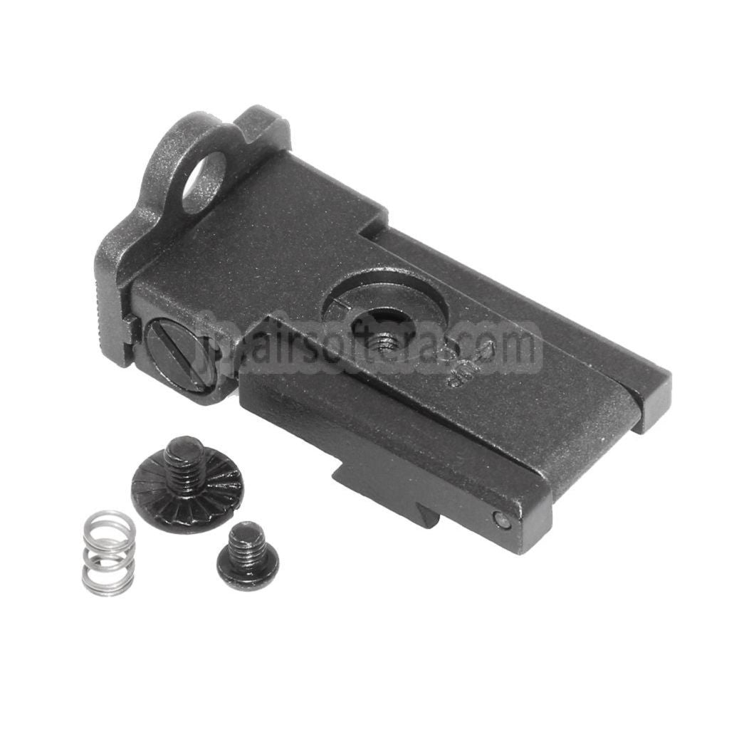 ARMORER WORKS AW HX22 アパーチャー/ゴーストリングリアサイトアセンブリ AW/WE 東京マルイ HI-CAPAシリーズ GBBピストル対応 ブラック