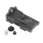 ARMORER WORKS AW HX22 アパーチャー/ゴーストリングリアサイトアセンブリ AW/WE 東京マルイ HI-CAPAシリーズ GBBピストル対応 ブラック