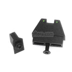 ARMORER WORKS AW HX サプレッサーハイトサイト EMG SAI BLU、ISSC M22、Lonewolf、ZEV、G&P Custom、P80、WE、AW、東京マルイ G17 G18Cシリーズ GBBピストル対応 ブラック