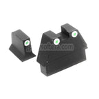 ARMORER WORKS AW HX サプレッサーハイトサイト EMG SAI BLU、ISSC M22、Lonewolf、ZEV、G&P Custom、P80、WE、AW、東京マルイ G17 G18Cシリーズ GBBピストル対応 ブラック