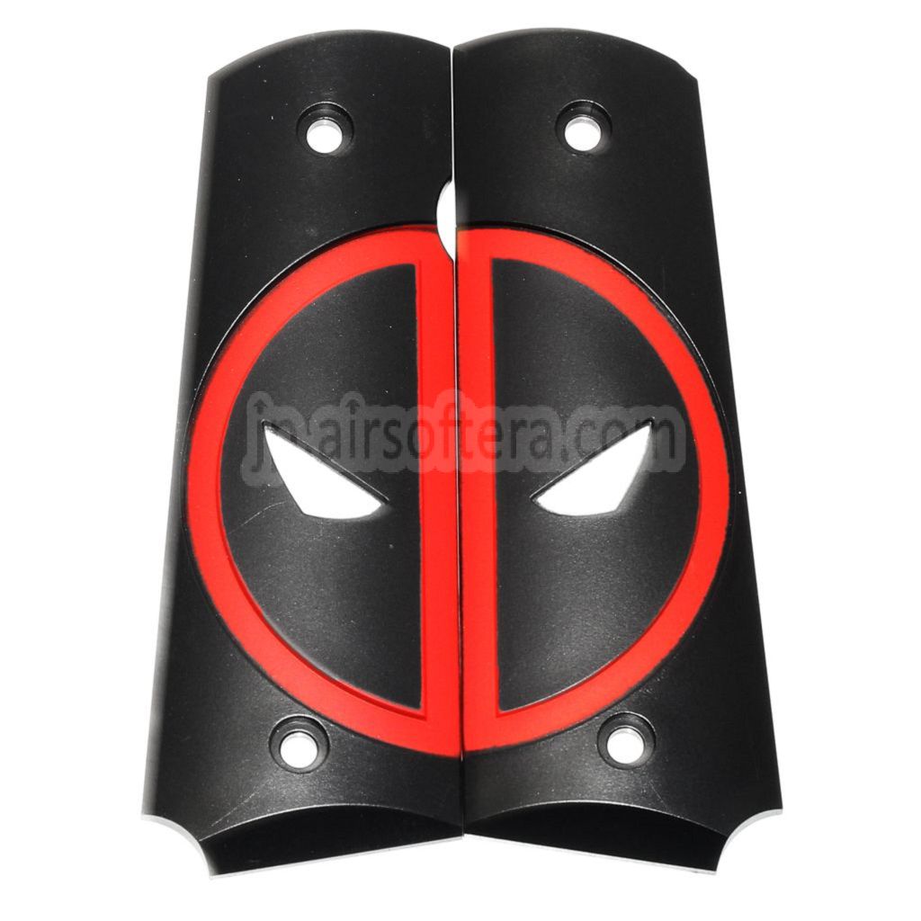 ARMORER WORKS AWグリップカバー DOUBLE BELL ARMY AW WE KJ 東京マルイ M1911 M.E.U シリーズ70 M45A1 WARRIOR GBBピストル用 エアソフトガン レッド Merc