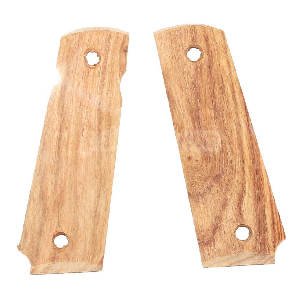 WE (WE-TECH) リアルウッドグリップカバー DOUBLE BELL ARMY AW WE KJ 東京マルイ M1911 M.E.U シリーズ70 M45A1 WARRIOR GBBピストル エアガン ライトブラウン