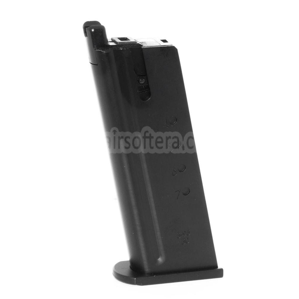WE (WE-TECH) 27発ガスマガジン WE CYBERGUN トンプソン デザートイーグル L6 バージョン .50AE シリーズ GBB ピストル エアソフトガンに適合  ブラック