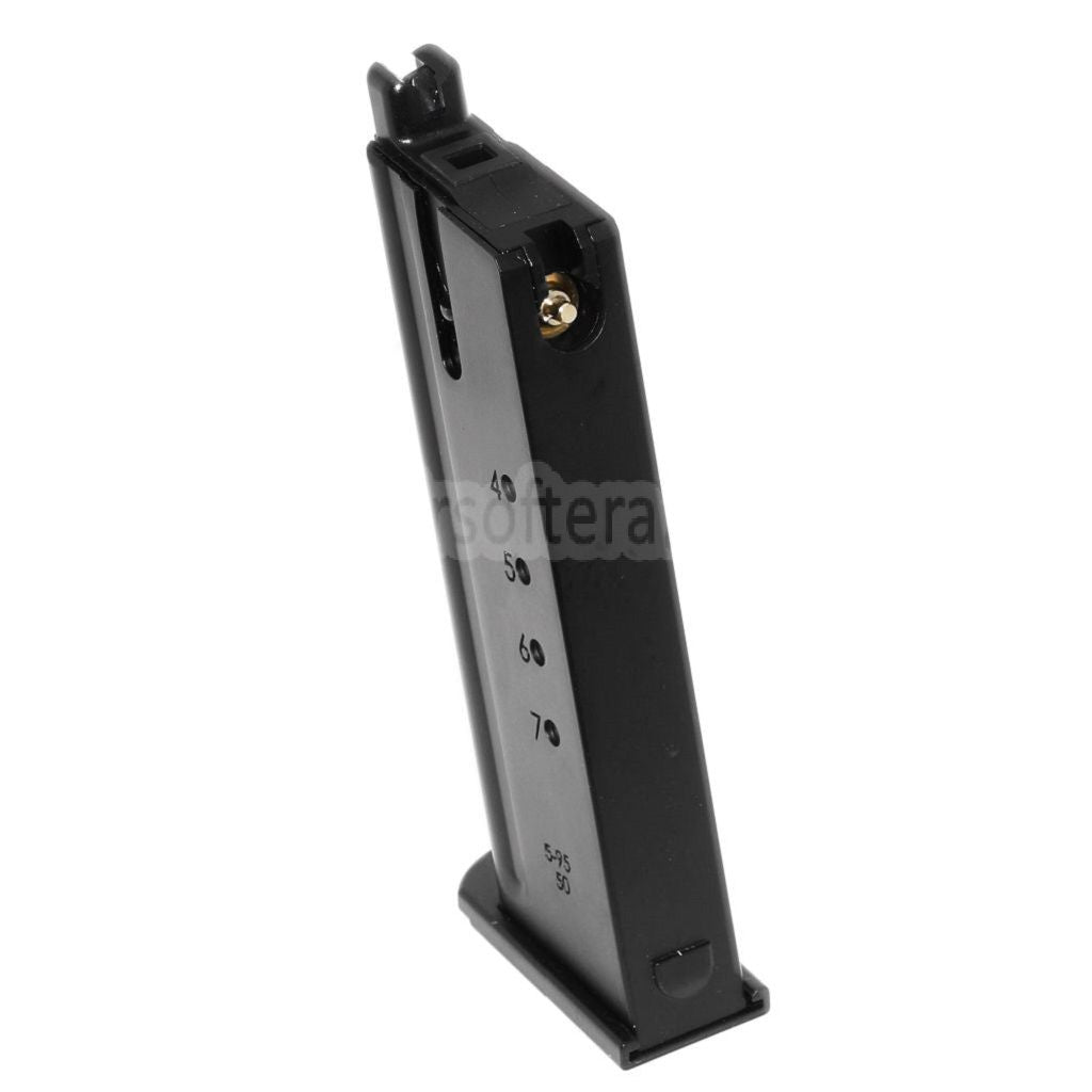 WE (WE-TECH) 27発ガスマガジン WE CYBERGUN トンプソン デザートイーグル L6 バージョン .50AE シリーズ GBB ピストル エアソフトガンに適合  ブラック
