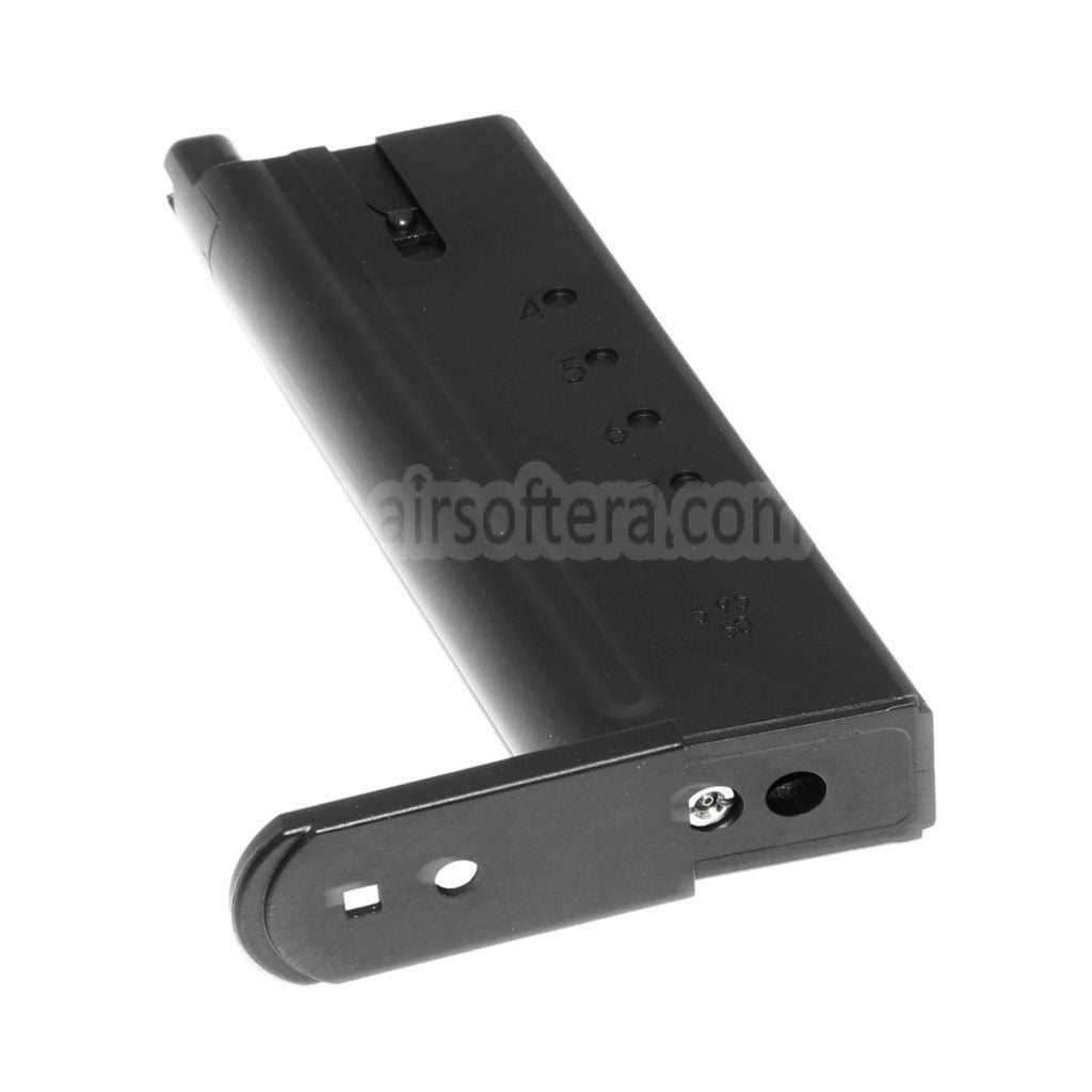 WE (WE-TECH) 27発ガスマガジン WE CYBERGUN トンプソン デザートイーグル L6 バージョン .50AE シリーズ GBB ピストル エアソフトガンに適合  ブラック