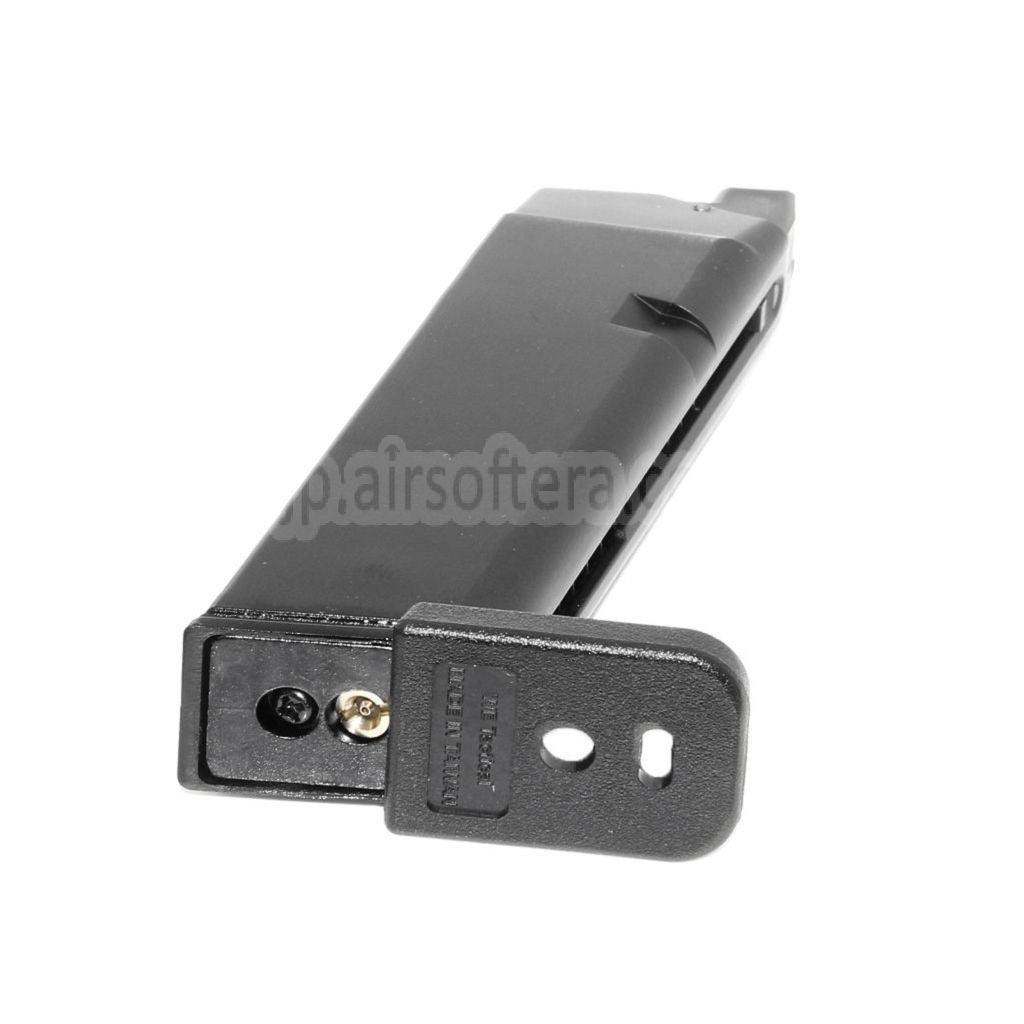 WE (WE-TECH) 27発 MOS ガスマガジン オプティック レディスライド対応 EMG SAI BLU WE Galaxy AW VX7 VX9 G17 G19 シリーズ GBB ピストル エアソフトガン ブラック