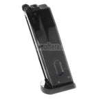 WE (WE-TECH) 26発ガスマガジン AW MBシリーズ / KJW / 東京マルイ / WE 902 M9 M92シリーズ GBBピストル対応 エアソフトガン ブラック