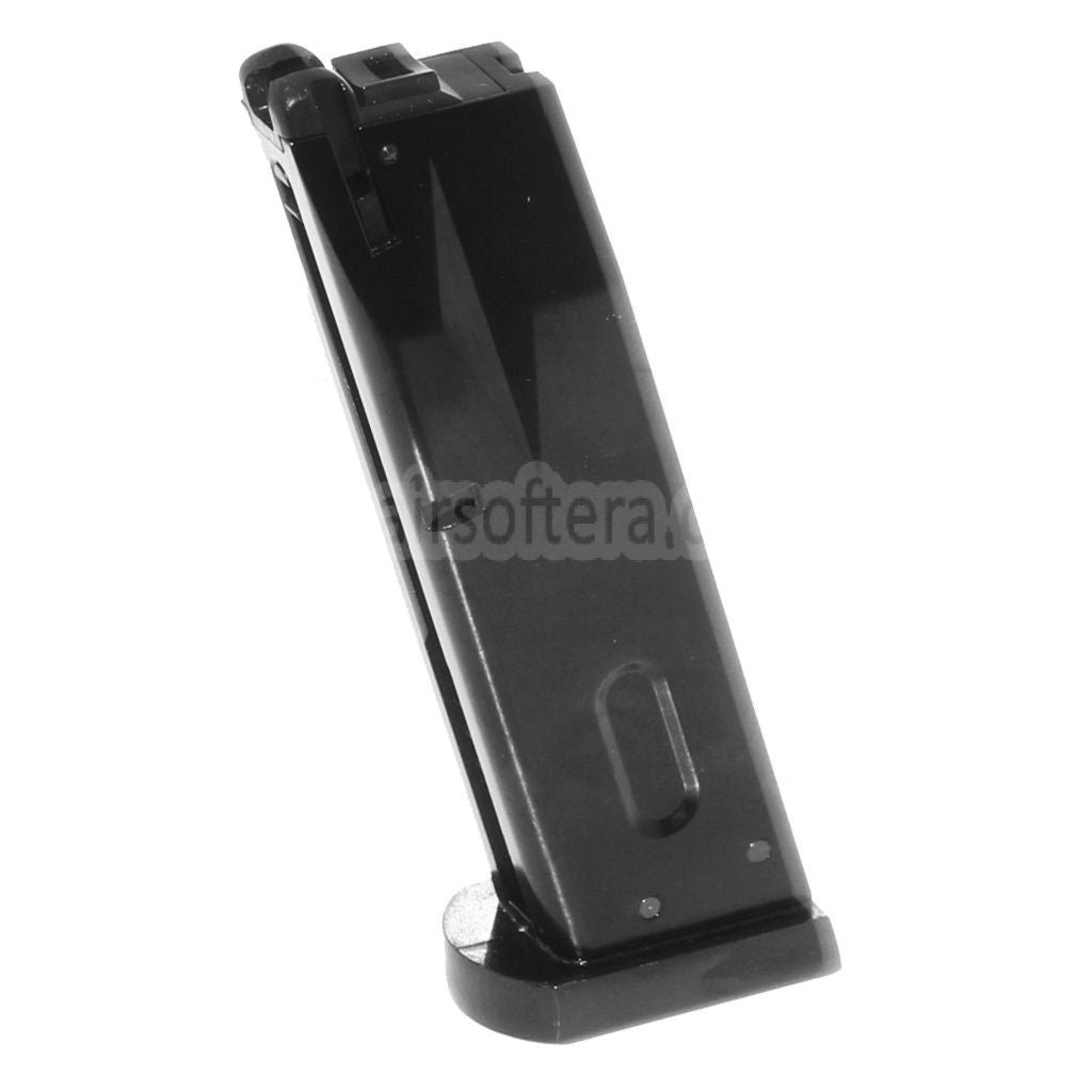 WE (WE-TECH) 26発ガスマガジン AW MBシリーズ / KJW / 東京マルイ / WE 902 M9 M92シリーズ GBBピストル対応 エアソフトガン ブラック