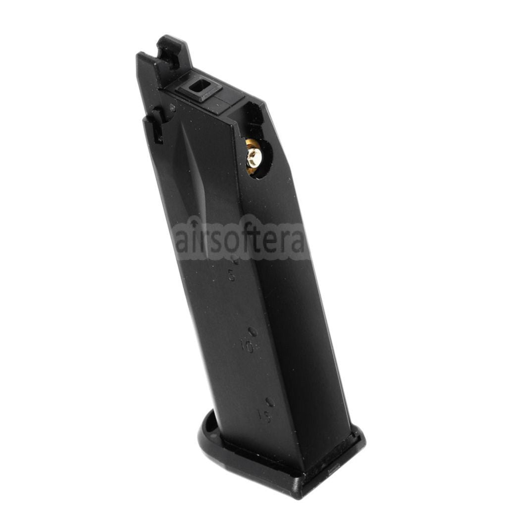 WE (WE-TECH) 23発ガスマガジン スタンダードおよびコンパクト P99シリーズ GBBピストル対応 エアソフトガン ブラック