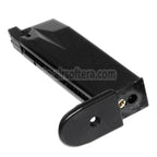 WE (WE-TECH) 23発ガスマガジン スタンダードおよびコンパクト P99シリーズ GBBピストル対応 エアソフトガン ブラック