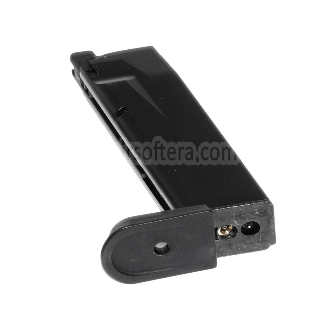 WE (WE-TECH) 24発ガスマガジン CYBERGUN SWISS ARMS P229 WE F228 F229シリーズ GBBピストル対応 エアソフトガン ブラック