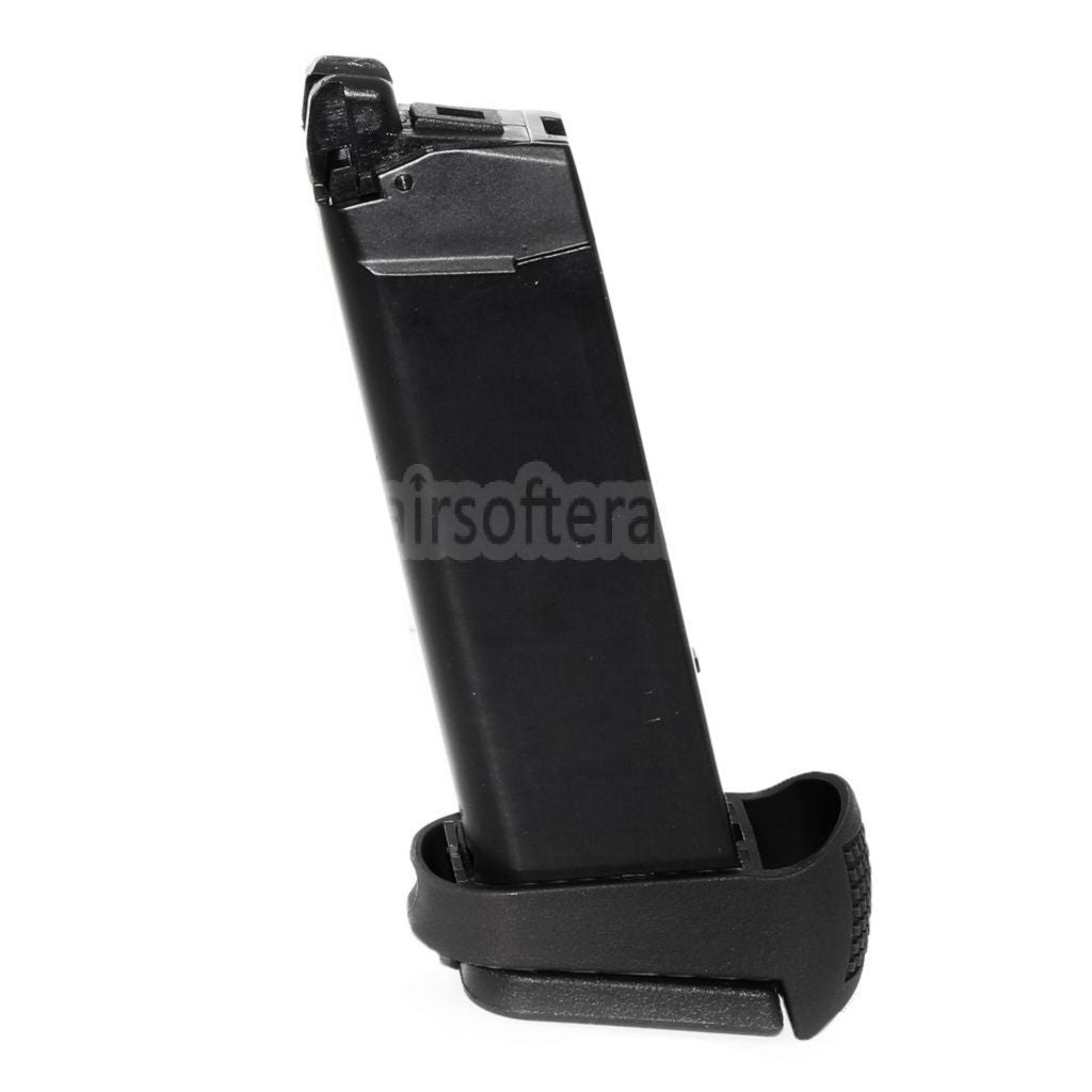 WE (WE-TECH) 25発CO2マガジンバルブ キーグリップ延長セット G17 G18C G34 G35 GシリーズGBBピストル対応 エアソフトガン ブラック