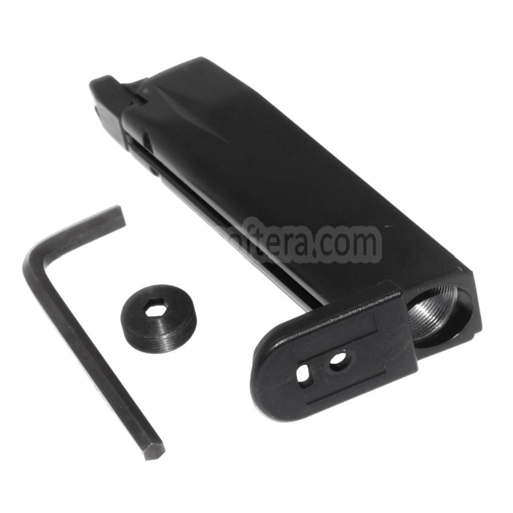 WE (WE-TECH) 26発CO2マガジン Air Venturi Springfield Armory WE XDMシリーズ GBBピストル対応 エアソフトガン ブラック