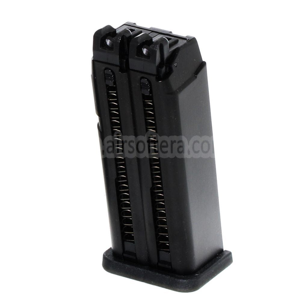 WE (WE-TECH) 48発ガスマガジン WE G17 G18C G19 G34 ダブルバレルシリーズ GBBピストル対応 エアソフトガン ブラック