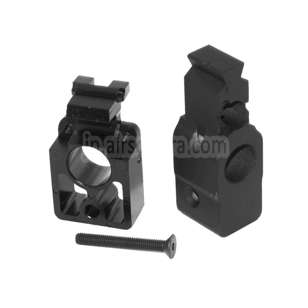 WE (WE-TECH) 227mm CNCアルミ Daniel Defense ライセンスISGK Madbull RIS RASハンドガードレールシステム WE L85 GBBライフル用 エアソフトガン ブラック