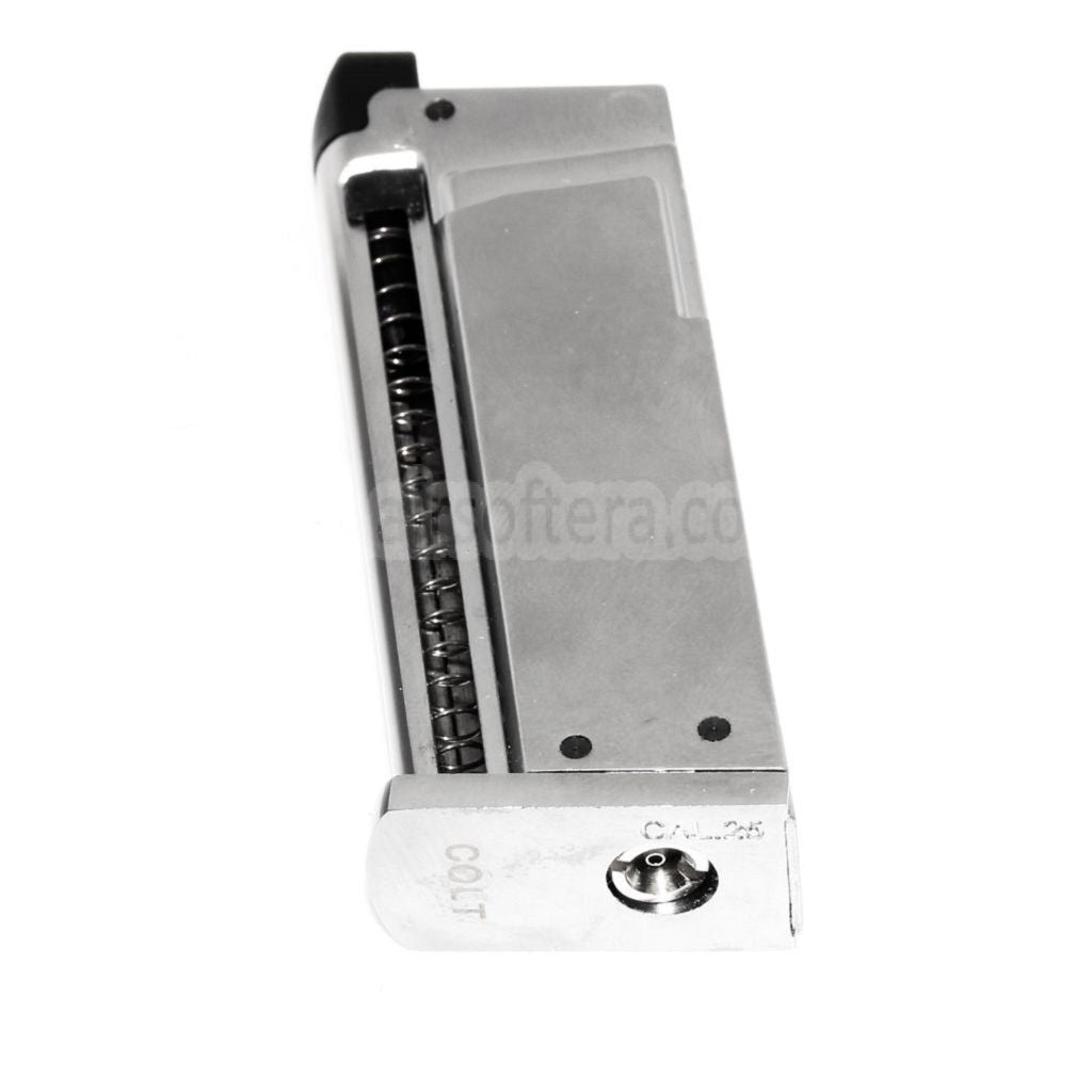 CYBERGUN 7発ガスマガジン WE CT25 COLT JUNIOR .25 Mighty Mouse GBBピストル用 エアソフトガン シルバー