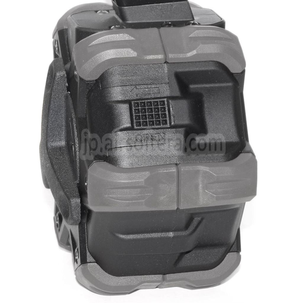 ARMORER WORKS AW カスタム 350発ガスアダプティブドラムマガジン EMG SAI RED / AW NEシリーズ / WE (WE-TECH) シングルスタック 1911 GBBピストル対応