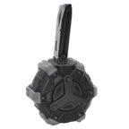 ARMORER WORKS AW カスタム 350発ガスアダプティブドラムマガジン AW MBシリーズ / KJW / WE (WE-TECH) / 東京マルイ M9 M92 GBBピストル対応