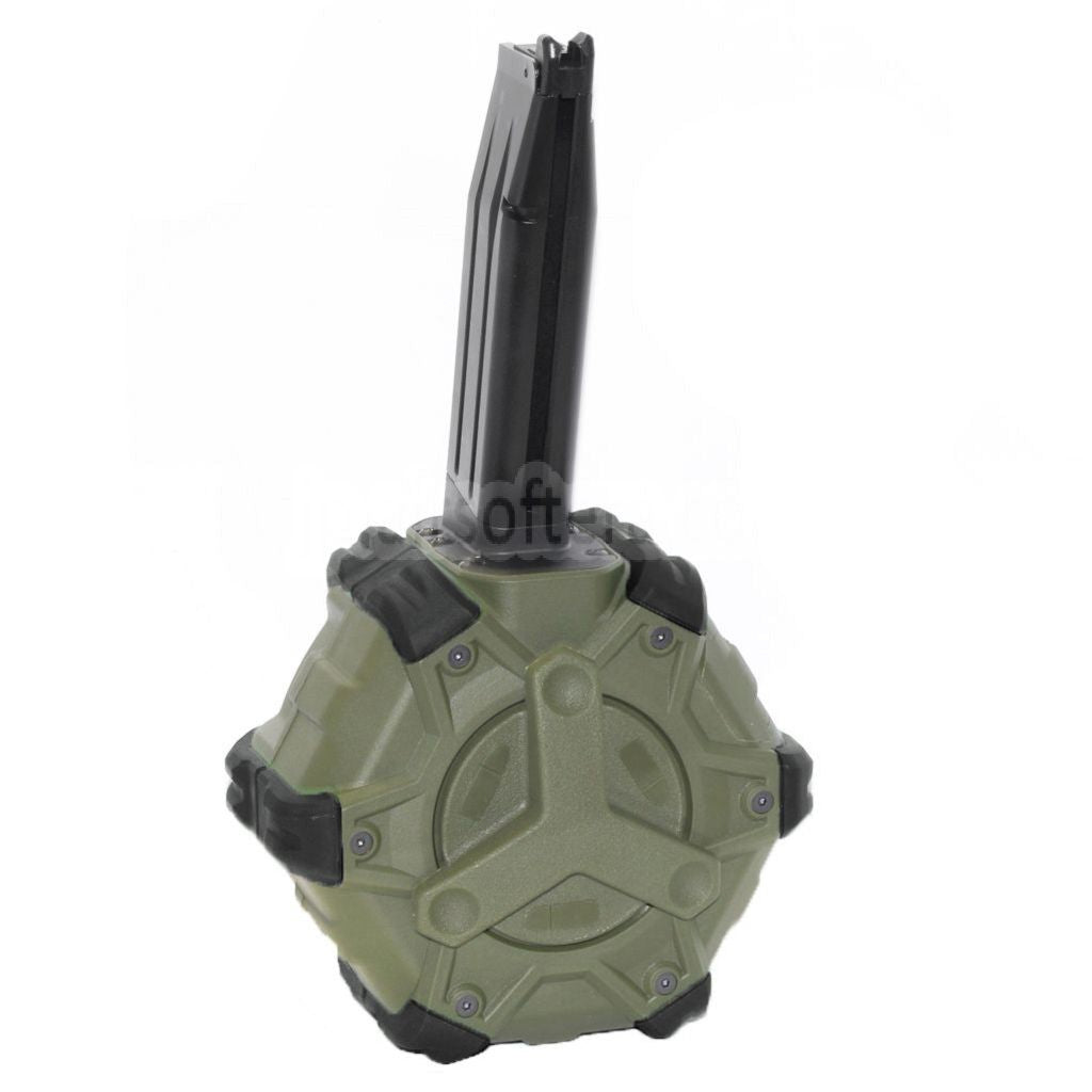 WE (WE-TECH) 350発ガスドラムマガジン HI-CAPA GBBピストル対応